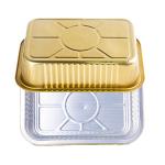 750ml Disposable Colorful Aluminium Foil Baking Cake Tray Pan Container