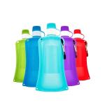 0.5L Collapsible Silicone Water Bottle Daily Portable Outdoor Sports Water