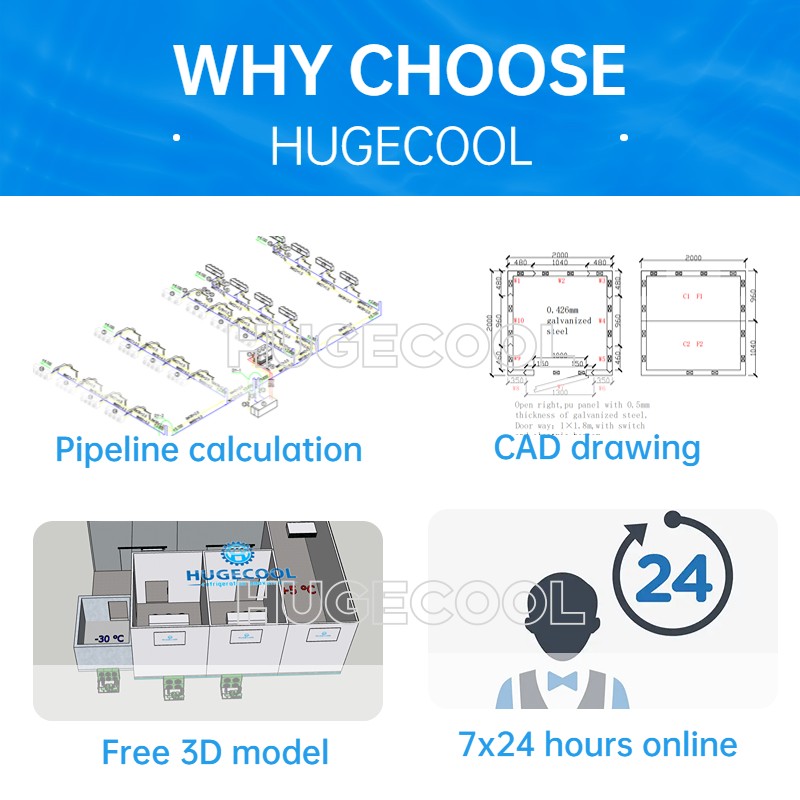 Large Cold Storage Room Logistics Freezing Equipment Cold Room Storage
