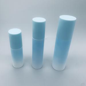 China Blue Plastic Airless Cosmetics Airless Serum Pump Bottles 30 50 100 150 200 ML wholesale