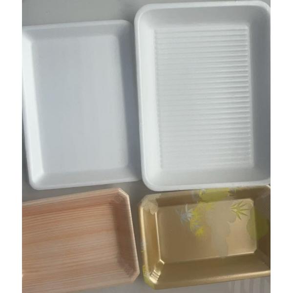 Supermarket Disposable Fresh Food Trays Fruit Eps Plastic Packing Boxes Without Lids