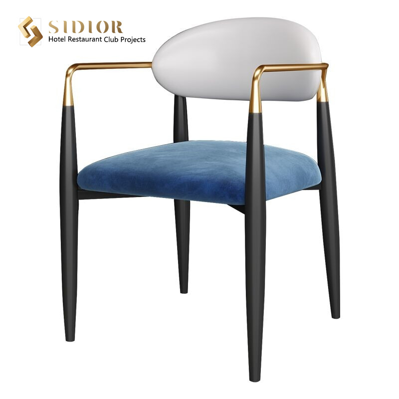 Stainless Steel Dinning Chair, Restaurant Dinning Chair, Hotel Chair, High Density Foam, PU Leather Upholstery