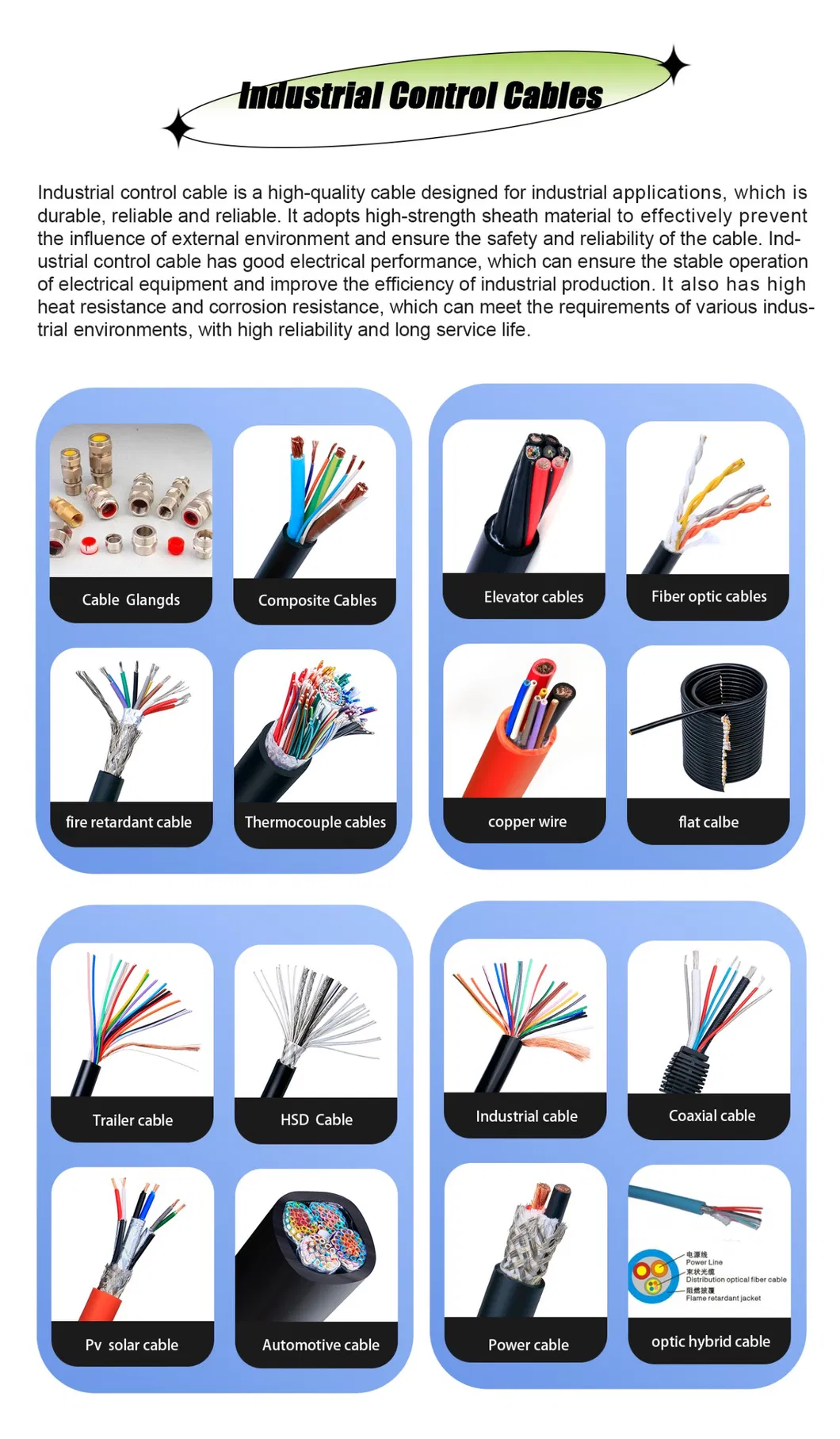 Flame Retardant Extruded TPE Floating Cable for Swimming Pool Cable