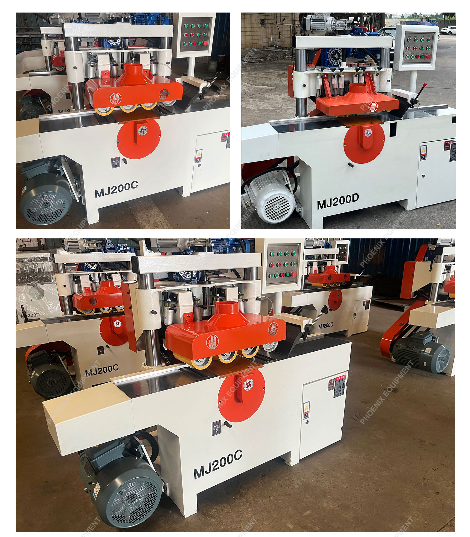Multi-Blade Circular Sawing Machine for Manufacturing Plant Automatic Conveying System