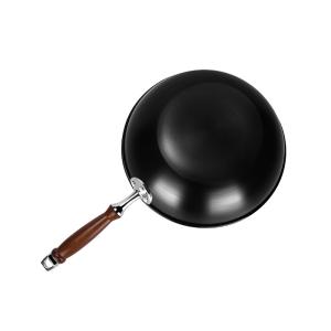 China 2.35kg Round Skidproof Kitchen Frying Pans Uncoated Chemical Free wholesale