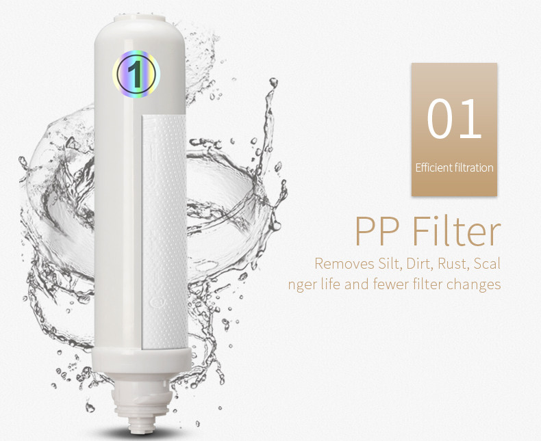 Countertop Alkaline Water Filter , Portable Water Purifier Machine No Electricity