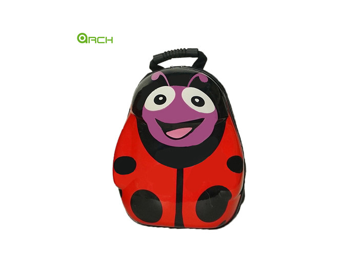 17 Inch Ladybug Style Kids Travel Luggage With Retractable Handles