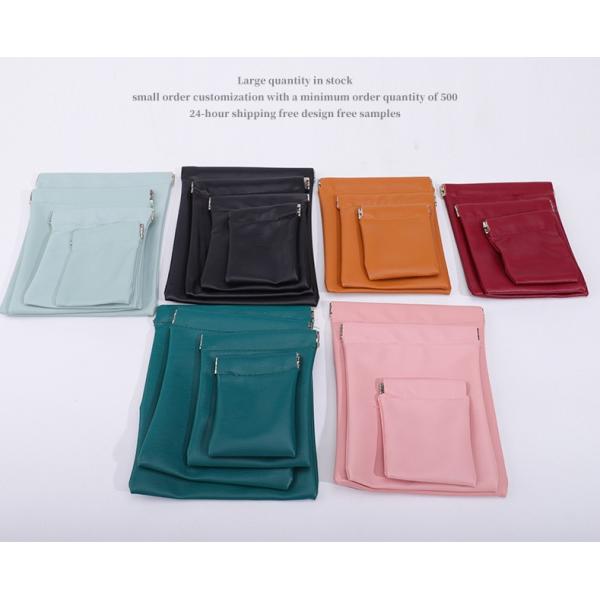 Biodegradable Fruit Leather Bag Leather Spring Clip Storage Bag Jewelry Bag Portable Shrapnel Automatic Closing To Organize Small Accessories
