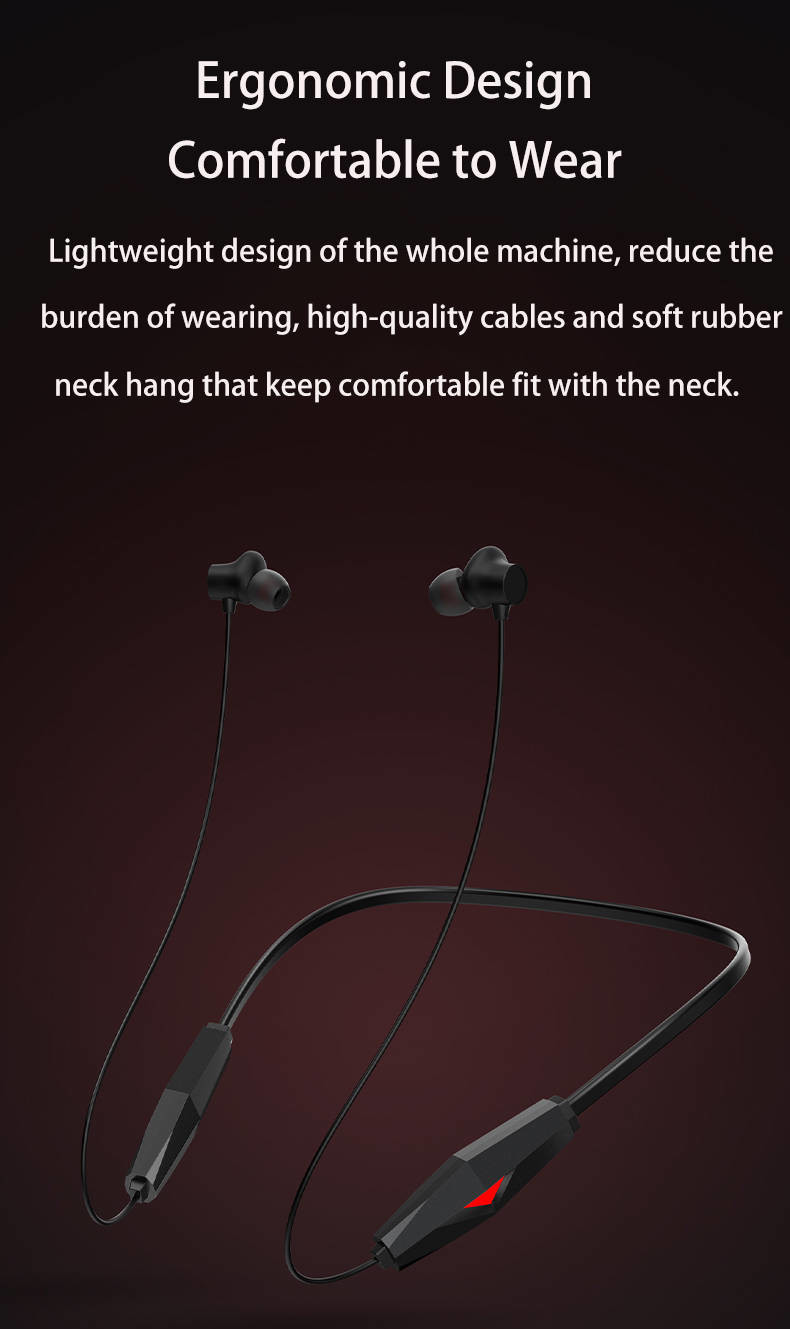 Noise Cancelling CVC 8.0 Retractable Neckband Earbuds 33 Feet Working Range