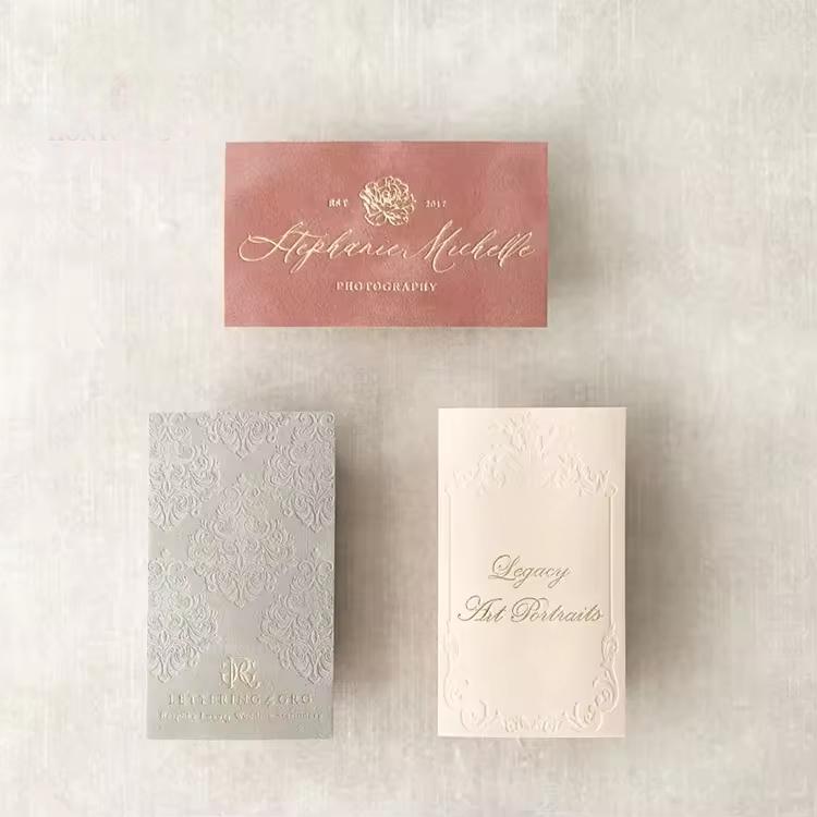 Custom Customzied Shape Business Card Printing 250gsm Thank You Cards Stickers