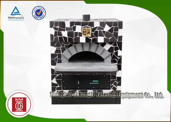 Professional Lava Rock Rectangle Italy Pizza Oven , Italian Gas Pizza Oven Z1-4-1