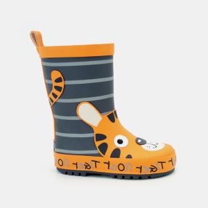 China BSCI Kids Slip Resistant Animal Print Rain Boots Waterproof wholesale