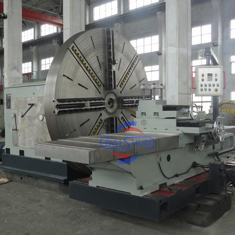 Professional Floor Type Facing Lathe Machine For Machining Automotive Wheel