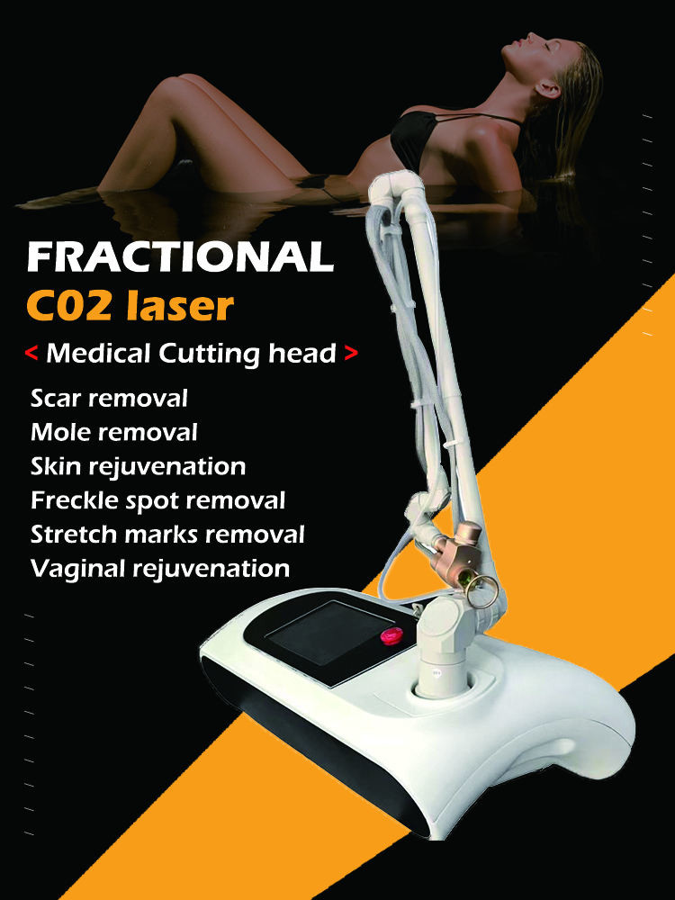 Q Switched Fractional Co2 Laser Skin Resurfacing Machine 10600nm