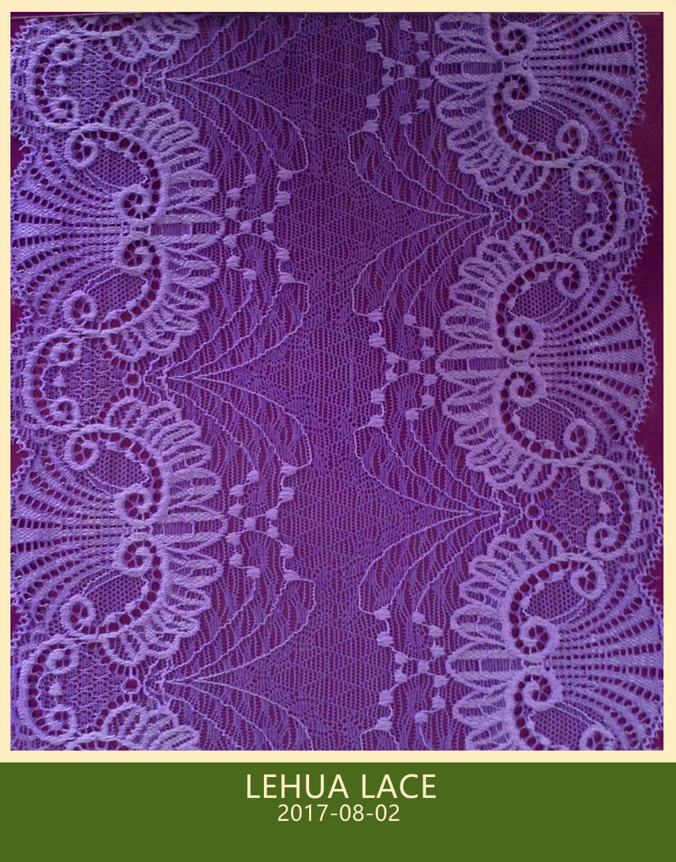 Hot Selling and nice quality Nylon Spandex Stretchy Brazil Lace from China