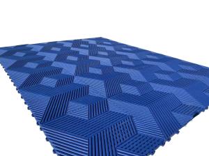 China Durable Black 15.75 PP Garage Floor Tile wholesale