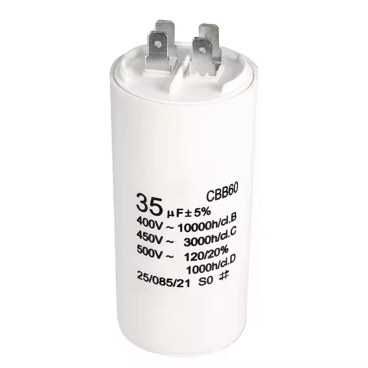 CBB60 Air Conditioner Capacitor 35uf 40uf 50uf New Condition Valve for AC