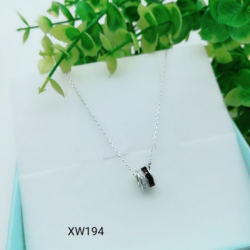 Latest product super quality China sale jewelry charm white stainless steel necklace whole XW248
