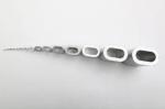 Hourglass Sleeve 8 Character Aluminum Sleeve for Self-Color Surface Cable