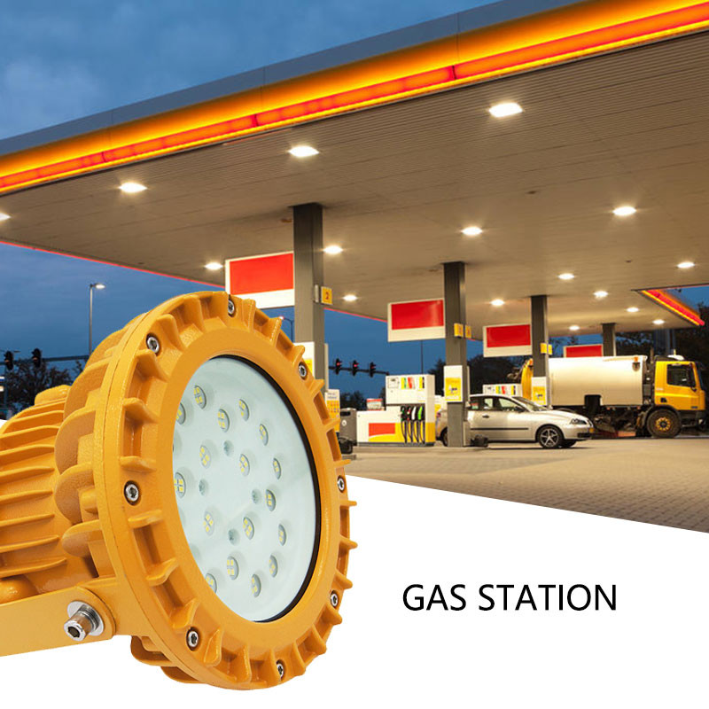 High Bay Explosion Proof LED Light Fixtures IP65 2700K - 6500K For Gas Station