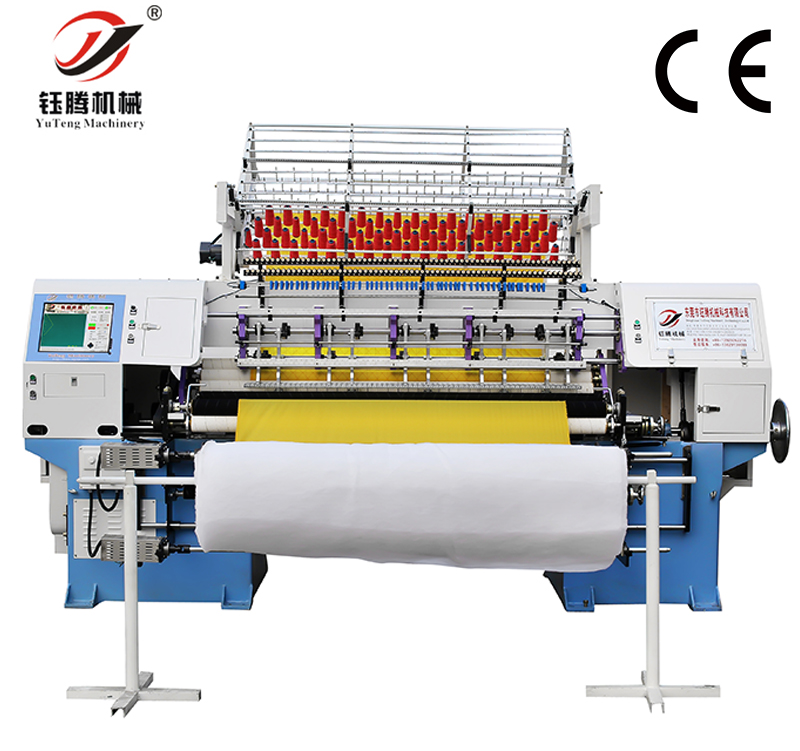 Multi Needle Computer Quilting Machine For Apparel Textile Leather