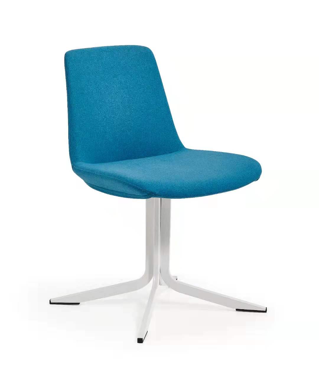 NO Folded Office Fashion Sofa Chair Multi-color Fabric Lounge PC Chair with Metal Legs