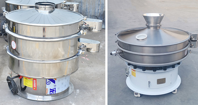 Sea Salt Circular Vibrating Screen Separator Sifter Machine For Food Industry
