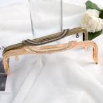 18*6cm Antique Flower Metal Purse Frame For Woman Handbag