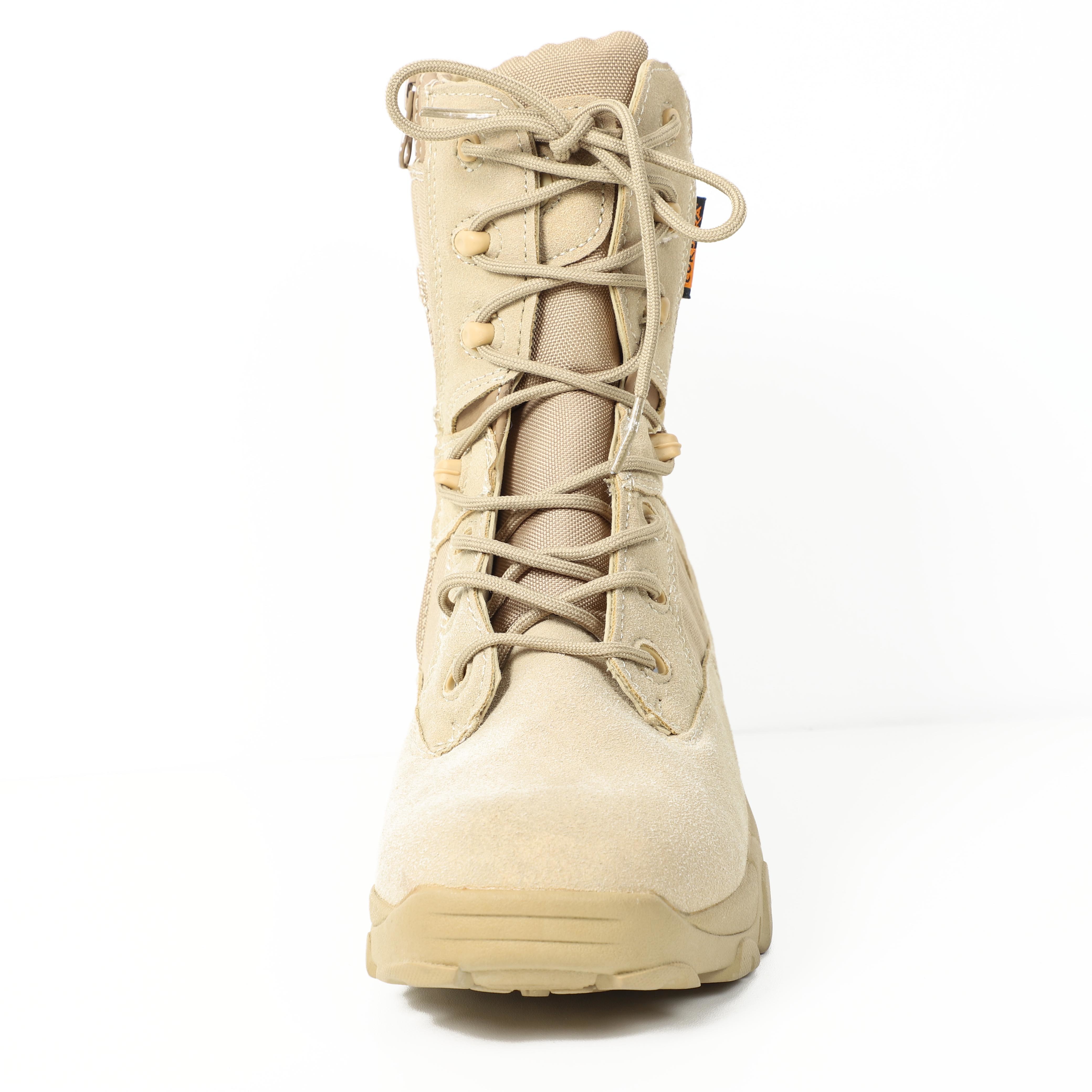 Non Sip Nylon Oxford Military Combat Boots With Composite Sole Structure