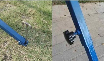 Hand Crank 2MM 6063 Aluminum Tripod Portable Telescopic Mast