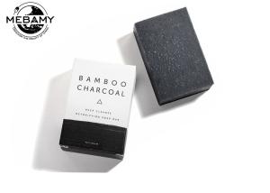 China Black Activated Bamboo Charcoal Natural Handcrafted Soap Deep Cleanse Detoxifying wholesale
