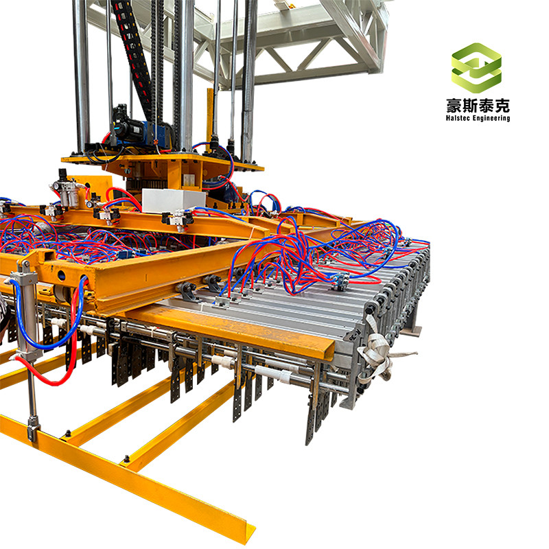 Easy Operation Fully Automatic Brick Plant Designed Frame Stacking Machine With Moving Frame Structure