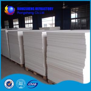 China White Heat Resistence high temperature insulation board , ceramic fibre board wholesale