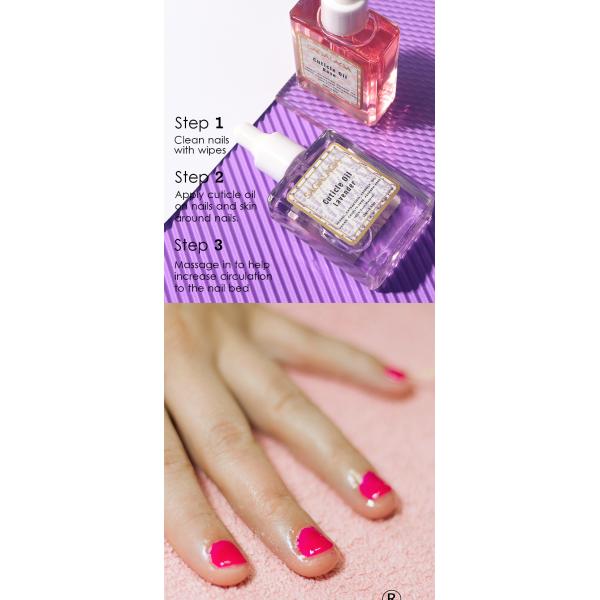 Organic 100% Jojoba Oil and Vitamin E Vitamin B Cuticle Oil in White Cap Transparent Dropper Bottle 13 Flavors to Choose