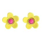OEM ODM Flower Enamel Earrings 5g/Pair Colorful For Women