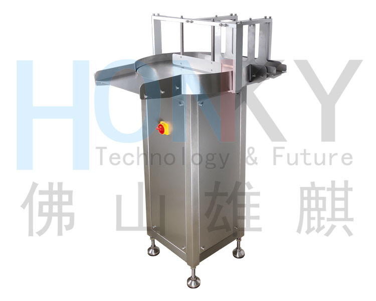 Customized SUS304 Bottle Feeding Table For Filling And Labeling Machine