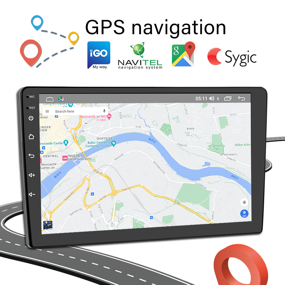 Backup Camera Universal Double Din 2 32GB Car Radio 7 9 10 Inch Android MP5 Player