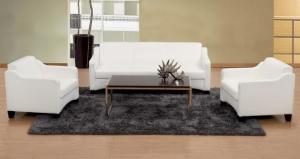 China Modern PU leather China reception office lounge sofa wholesale