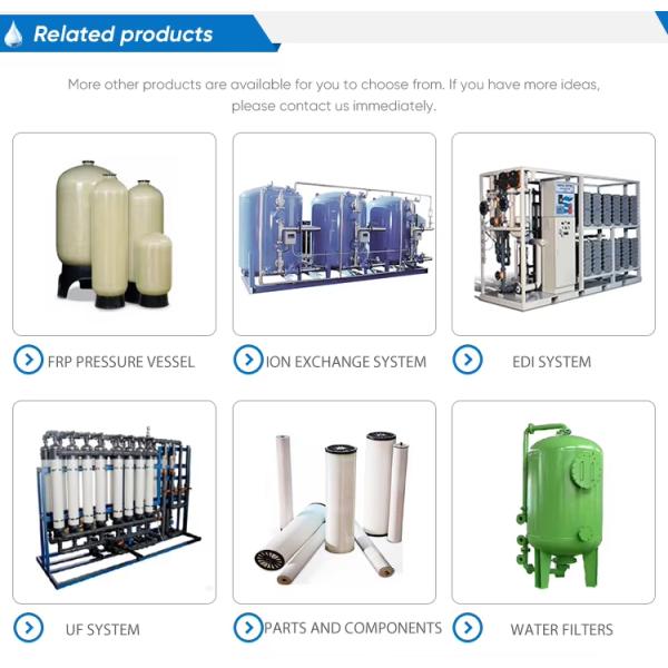 1 T/H Stainless Steel Ultrapure Water Equipment with EDI
