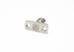 Stainless Steel 50Ω 18GHz Gold Plated SSMA Female 2-hole RF Connector
