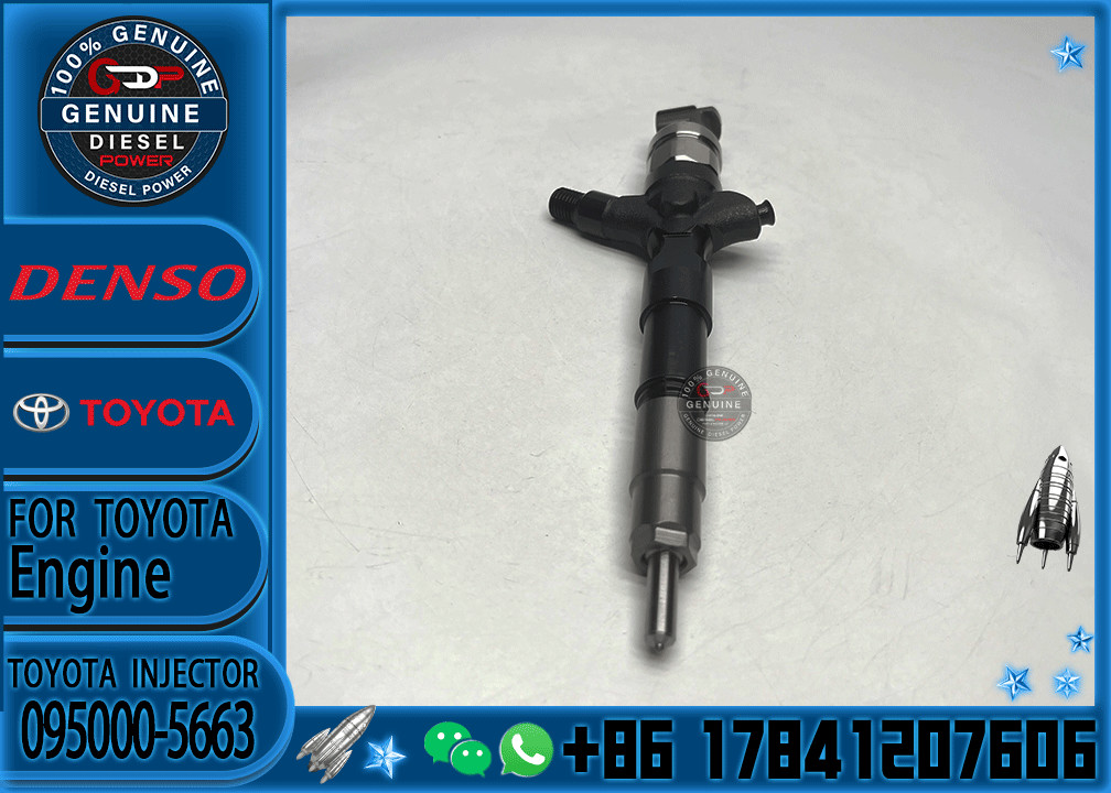 Good Quality Diesel Engine Parts 23670-30050 Common Rail Fuel Injector Assembly 095000-5663