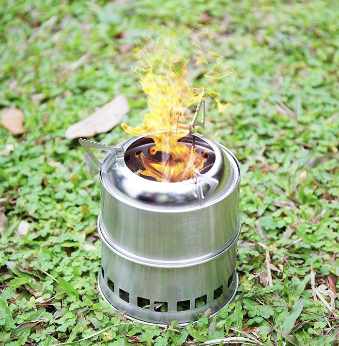 13.5 Inches 304 Stainless Steel Smokeless Fire Pits For Indoor Outdoor