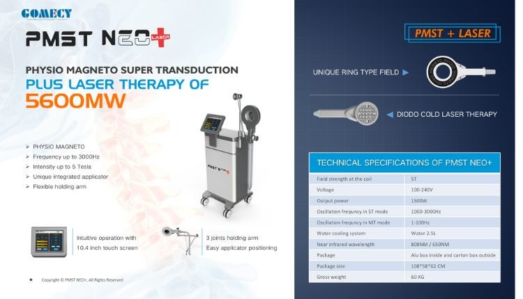 PMST NEO Radial Shockwave Therapy Machine For Plantar Fasciitis Recovery