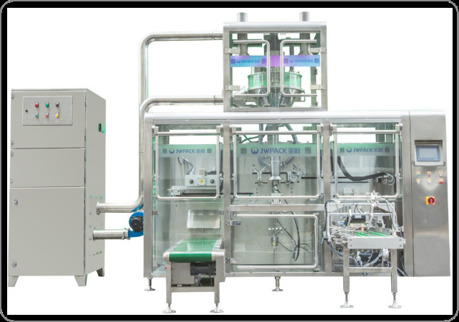 2.5KW Horizontal Pouch Packing Machine Linear Cylinder Feed Bag Packing Machine SUS304
