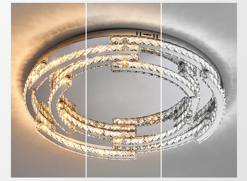 Luxury Crystal Ceiling Lamp Suitable for Living Room Bar Bedroom Ceiling Lamp(WH-CA-102)