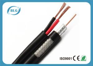 China RG59 Siamese Ultra Flexible Coaxial Cable Heavily Shielded Wear Resistant wholesale