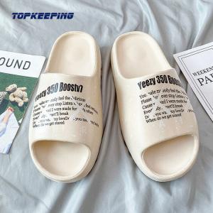 China OEM Ethylene Vinyl Acetate Summer Beach Cartoon Women Yezzy Slides wholesale