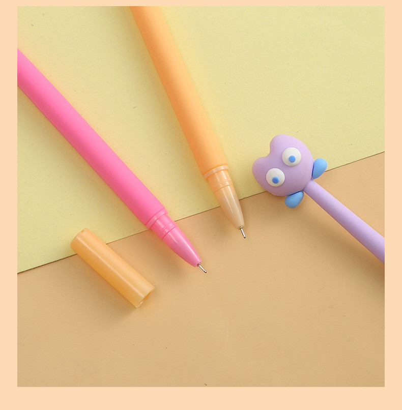 5 Pcs Cute Cartoon Gel Ink Pens, Shake Gel Pens For Kids And Girl,Kawaii Writing Pens Set For School Party Office Home,Student Gifts(0.5mm,Star Style