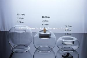 China Special blown glass candle holder for party wholesale