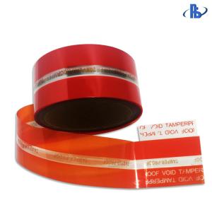 China Anti Tamper Seal Tape , Partial Transfer Packaging Security Tape wholesale